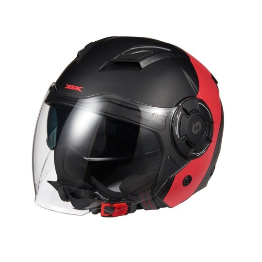 Casque jet DS ULTRASONIC COPPER & RED