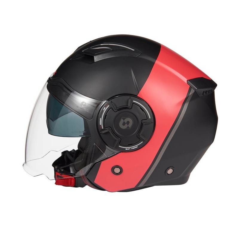Casque jet DS ULTRASONIC COPPER & RED