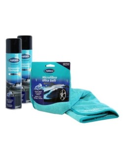 Lot de 2 Rénovateurs Plastiques + 1 Microfibre Ultra Soft