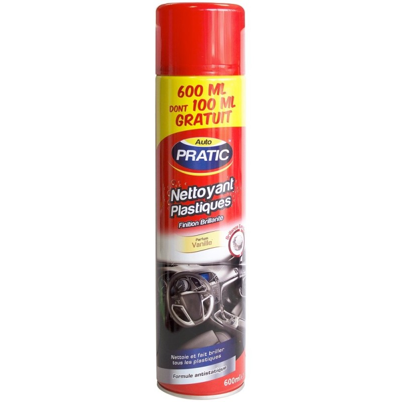 Nettoyant plastiques vanille 600ml dont 100ml gratuit