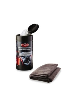 Kit entretien 40 Lingettes + Microfibre